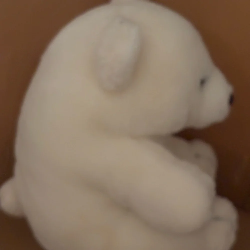 1980’s The World‎ of Smile white Teddy Bear Plush Stuffed Animal Korea VINTAGE